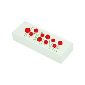 Poppies Non-PVC Eraser