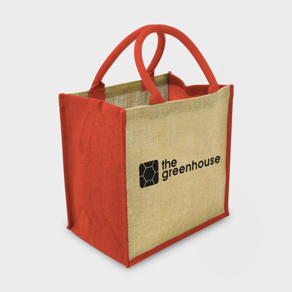 Richmond Jute Bag - Red - Eco Friendly