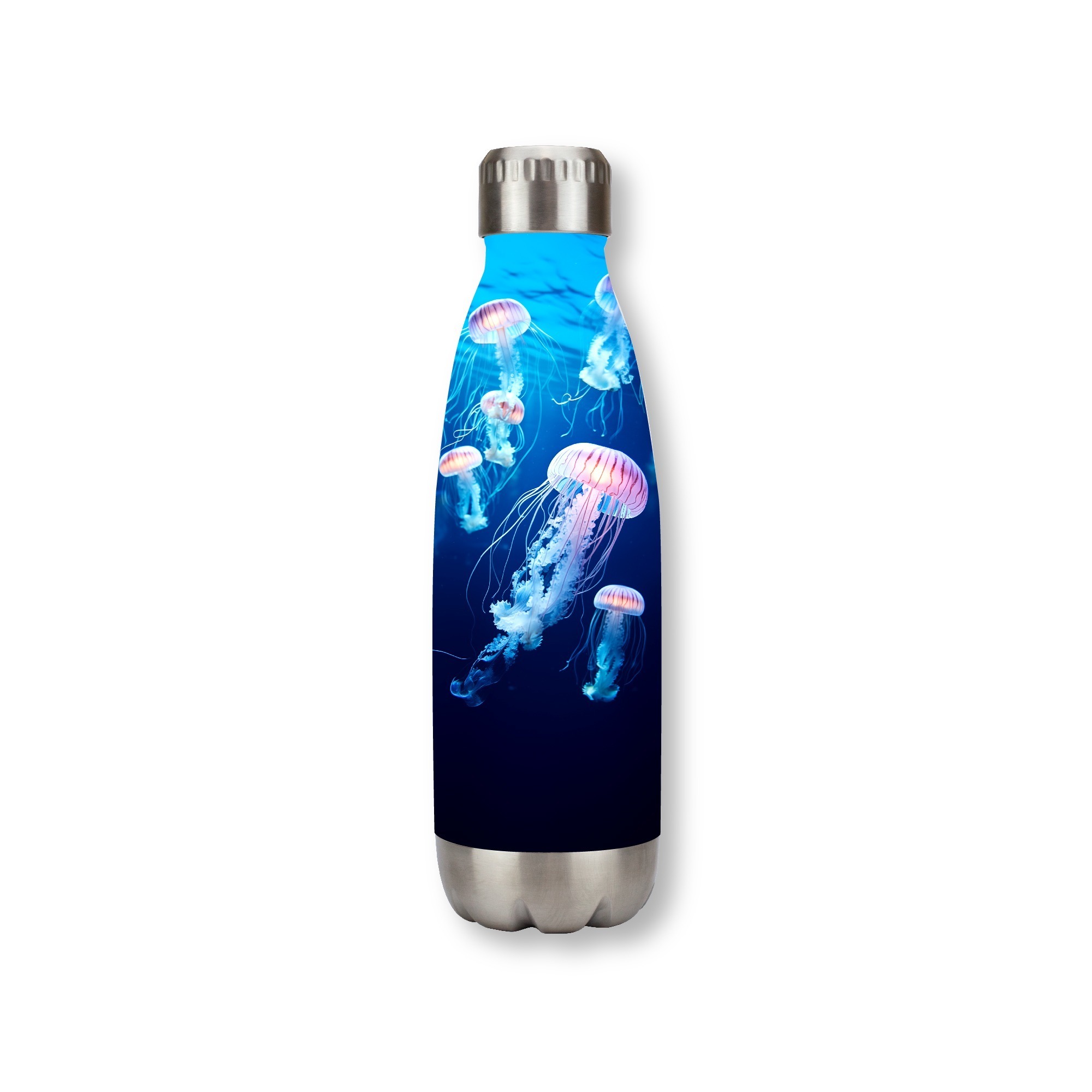 Native Nature Jellyfish Hampton Bottle - Silver