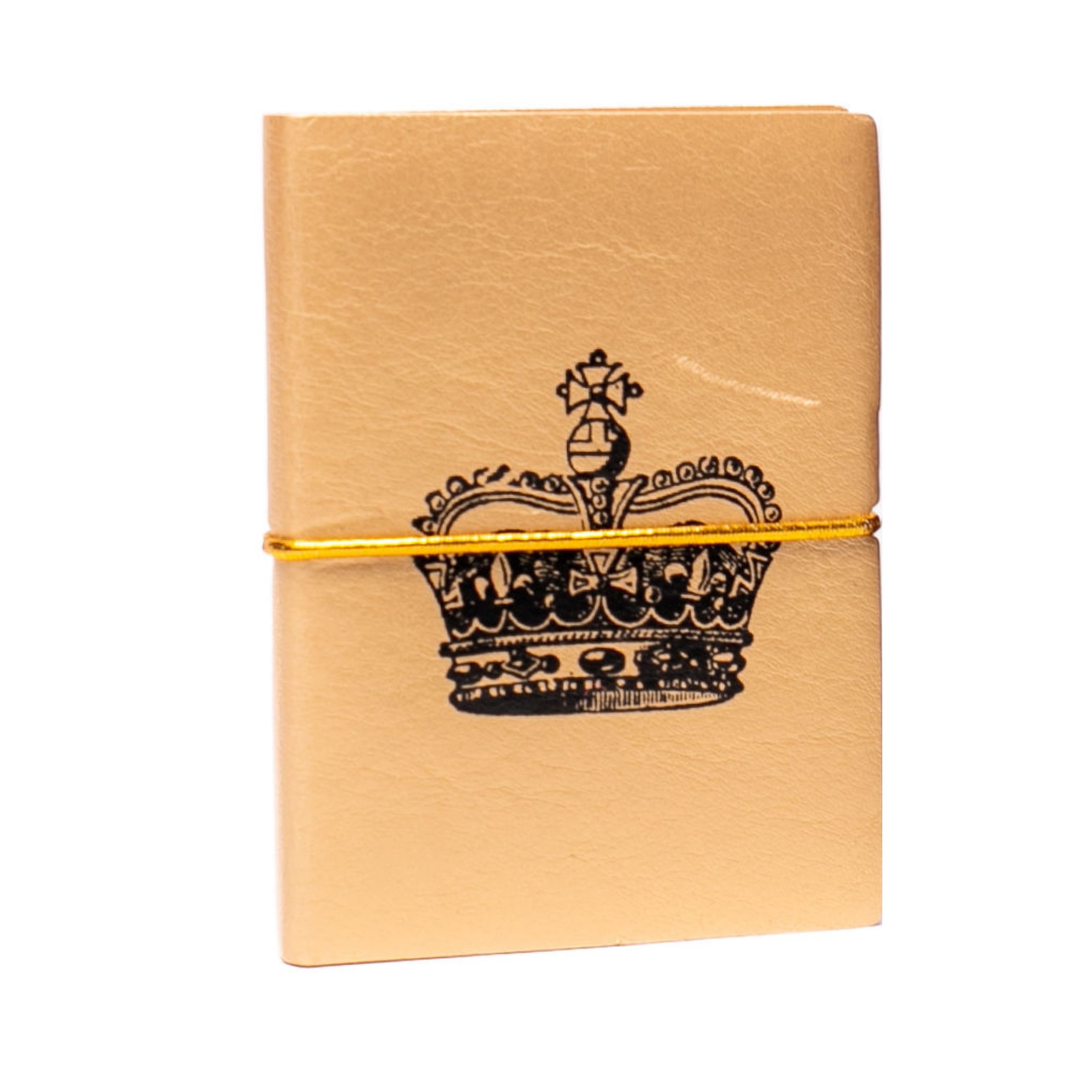 Gold Crown Mini Notebook
