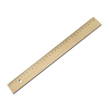 Sustainable 30cm Wooden Ruler